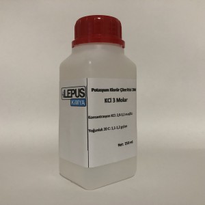 Potasyum Klorür Çözeltisi 3 M Koruma Sıvısı