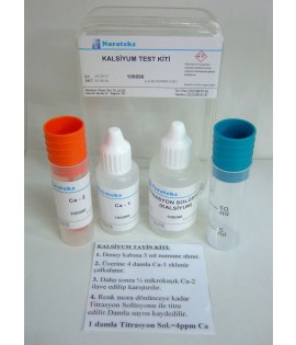 Norateks Kalsiyum Test Kiti  (1Damla=4Ppm) Norateks Kalsiyum Test Kiti  (1Damla=4Ppm)