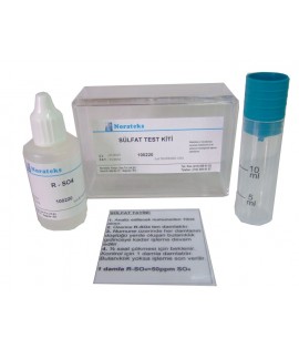 NORATEKS SÜLFAT TEST KİTİ ( 1 damla=50ppm (mg/lt))