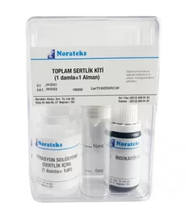 Norateks Toplam Sertlik Test Kiti  (1Damla=1 Alman) Norateks Toplam Sertlik Test Kiti  (1Damla=1 Alman)