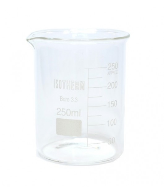 Isotherm Beher Cam Kısa Form 250 ML