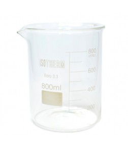 Isotherm Beher Cam Kısa Form 800 ML Isotherm Beher Cam Kısa Form 800 ML