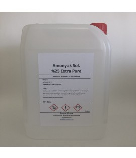 Amonyak Solisyon %25 Exra Pure 5 litre