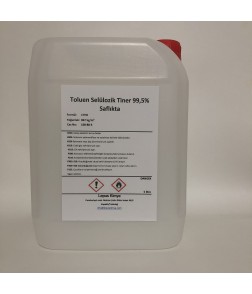 Selülozik Tiner Toluen %99,5  5 Litre Selülozik Tiner Toluen %99,5  5 Litre