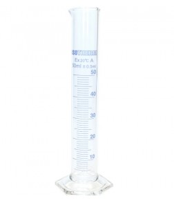 Isotherm Mezür Cam Altıgen Taban 50 Ml