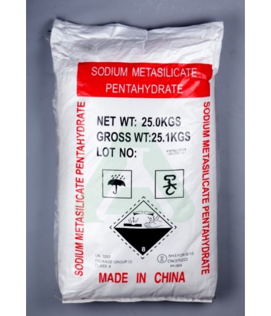 Sodium metasilicate pentahydrate 25 kg Sodium metasilicate pentahydrate 25 kg